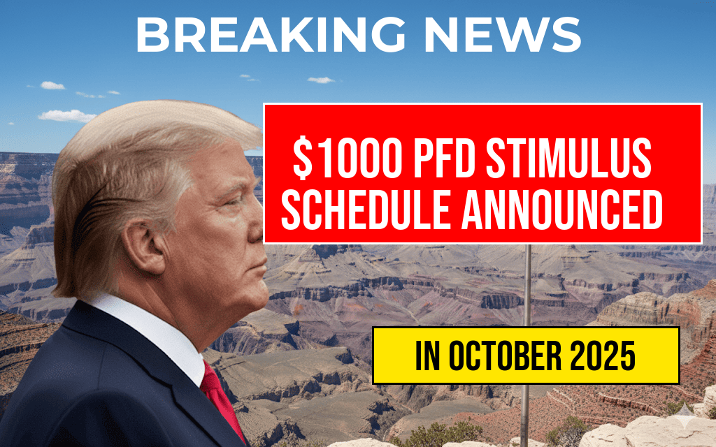 $1000 PFD Stimulus for All: Complete October Payment Schedule Announced