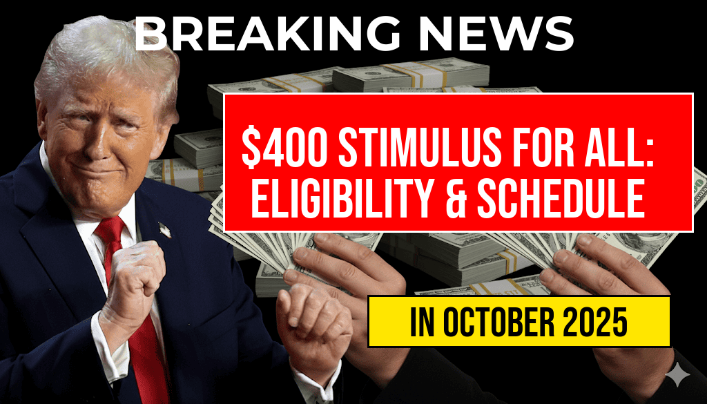 $400 Stimulus Payment for All: Eligibility Requirements and Complete Payment Schedule