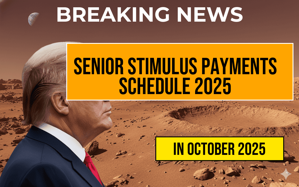$5,108 Senior Stimulus Payments: Complete October 2025 Payment Schedule
