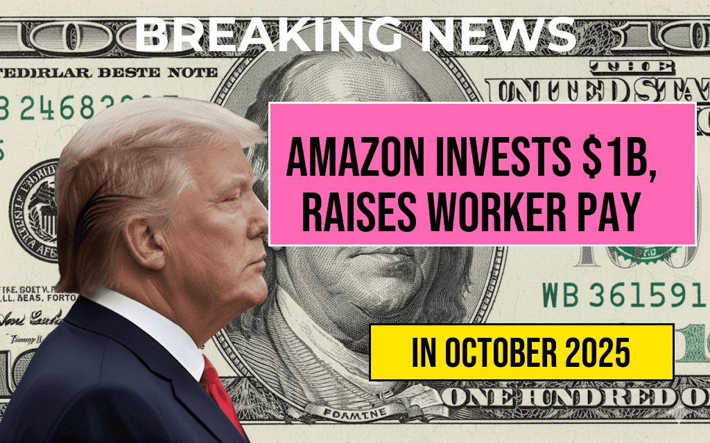 Amazon’s One Billion Dollar Investment Raises Fulfillment Workers’ Average Pay to Over Twenty-Three Dollars per Hour