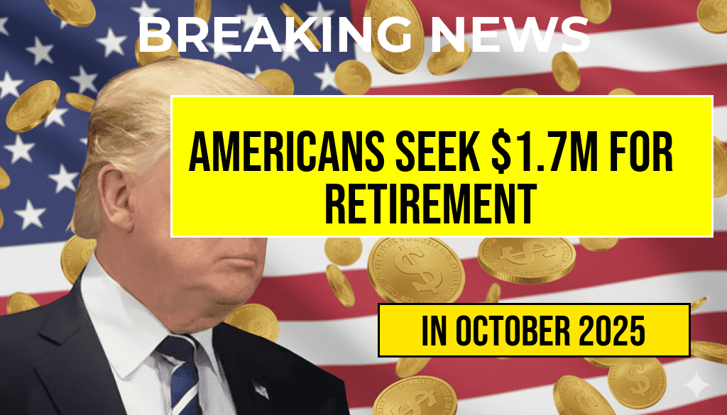 Americans Now Believe a $1.7 Million Nest Egg Is Needed for a Comfortable Retirement