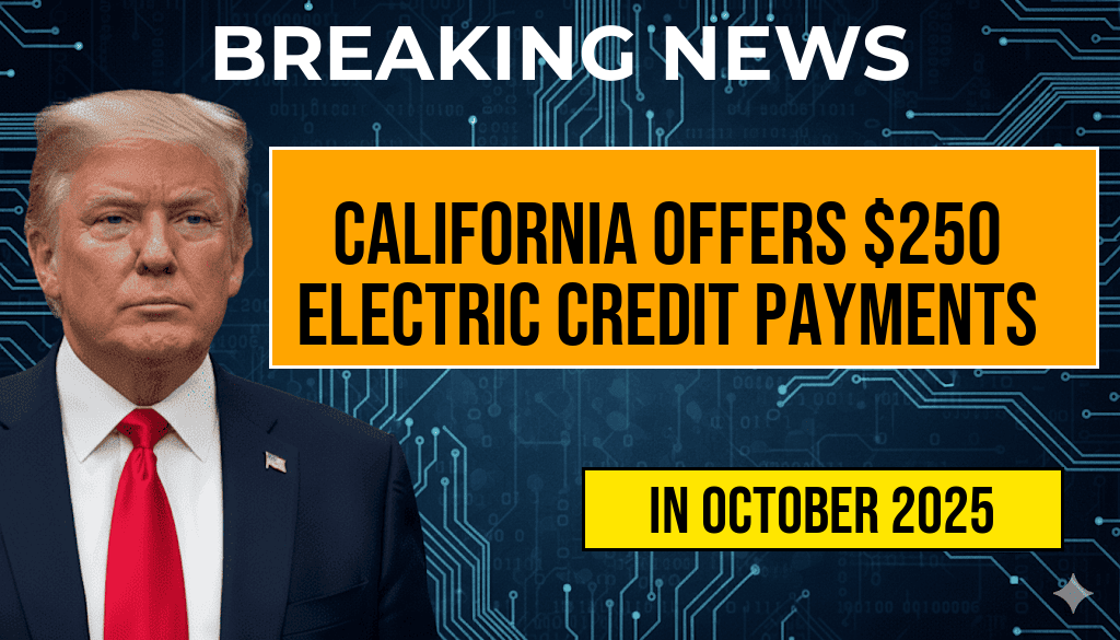 California Announces Direct Payments of Up to $250 to Over 11.5 Million Households for Electric Credits with Minimal Action Required
