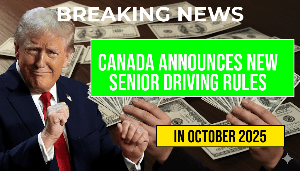 Canada Announces New Driving License Regulations for Seniors Beginning October 2025, Including Updates for Those Over 70