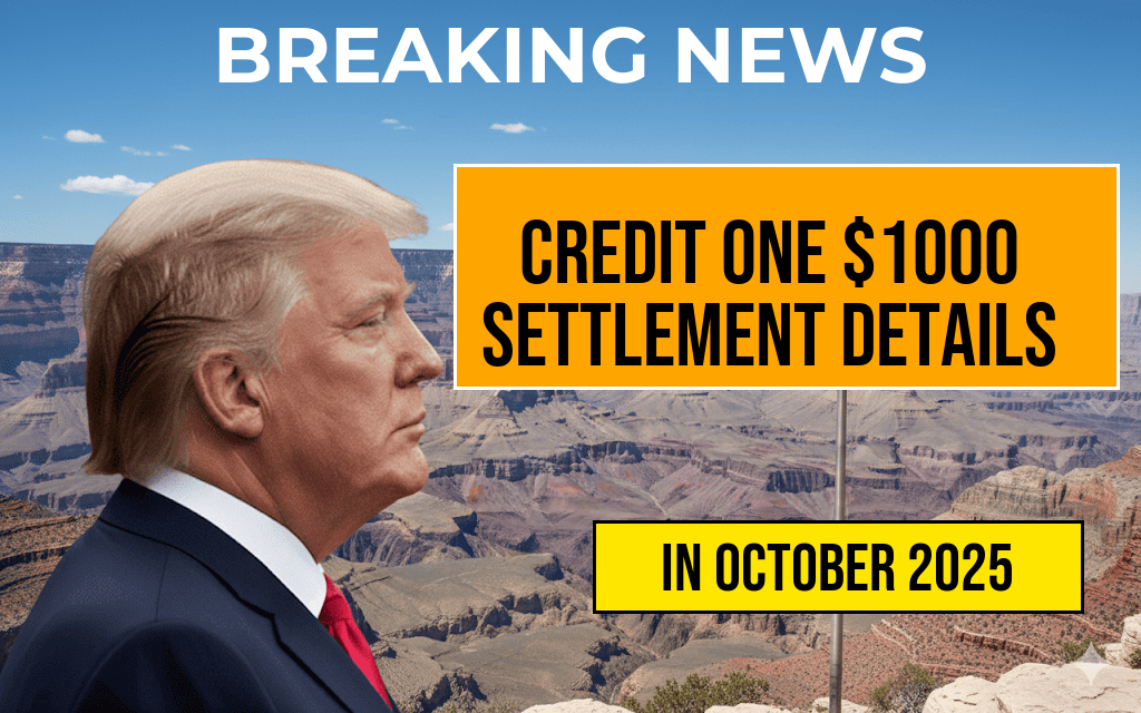 Credit One Bank $1000 Settlement: Eligibility, Claim Process, and Payout Schedule