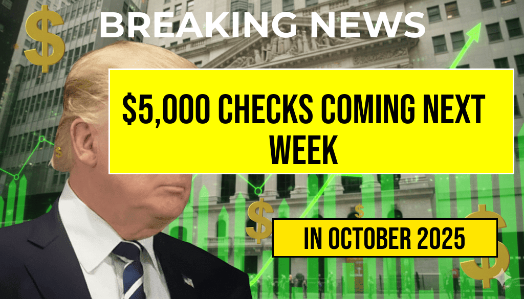 Five Thousand Dollar Checks Arriving in Bank Accounts Next Week for Eligible Group