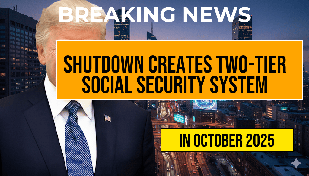Government Shutdown Creates Two-Tier System: Existing Social Security Recipients Remain Protected, While New Applicants Face Complete Halt