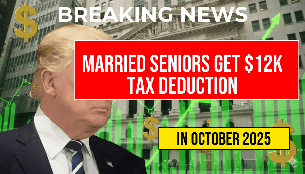 Married Seniors Benefit from New Deduction Allowing Couples to Reduce Taxable Income by Up to $12,000