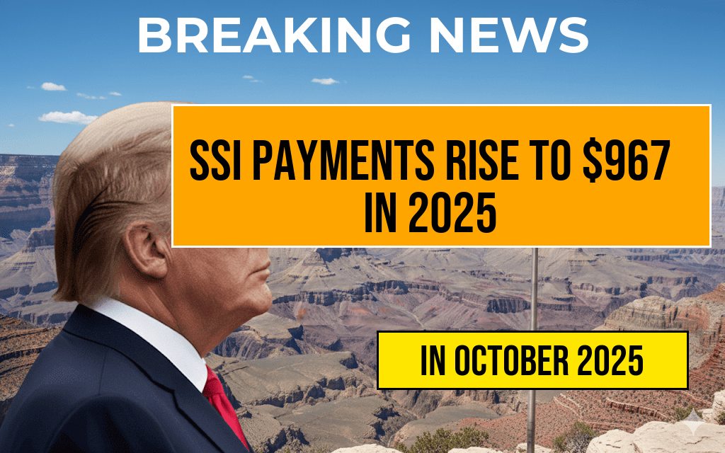 Maximum Monthly Federal SSI Payment Increase to 967 Dollars for Individuals Starting January 2025