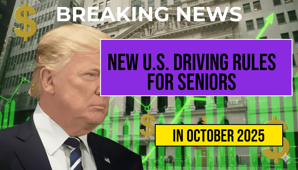 New U.S. Driving License Regulations for Seniors Take Effect October 2025: Essential Changes for Drivers Over 70