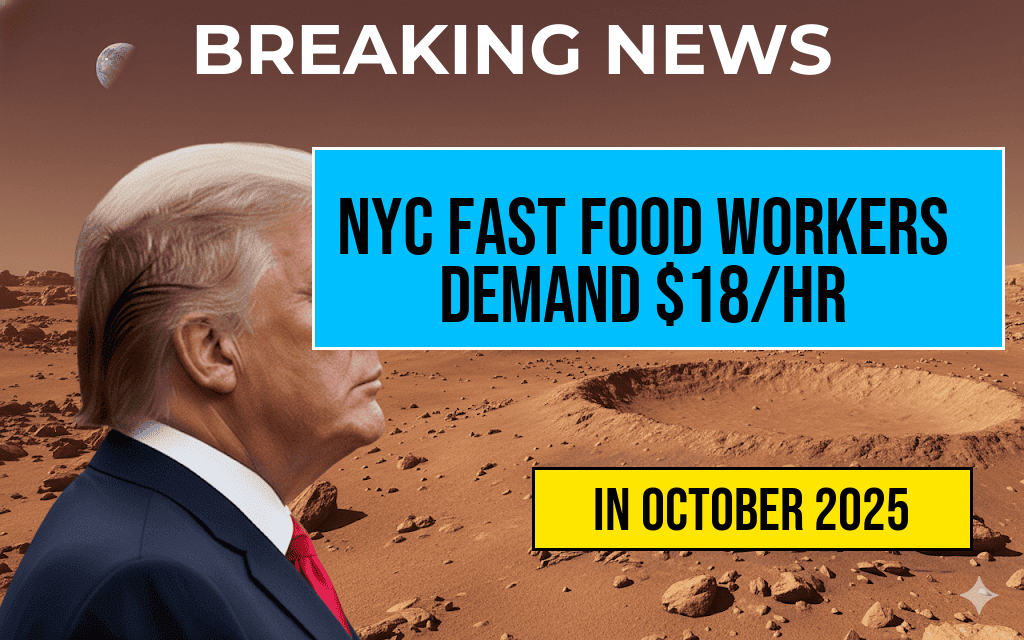 New York Fast Food Workers Campaign for $18 an Hour Minimum Wage in NYC