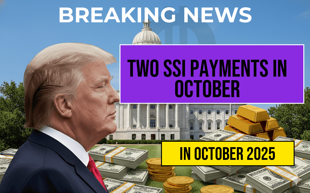 Social Security to Issue Two SSI Payments in October