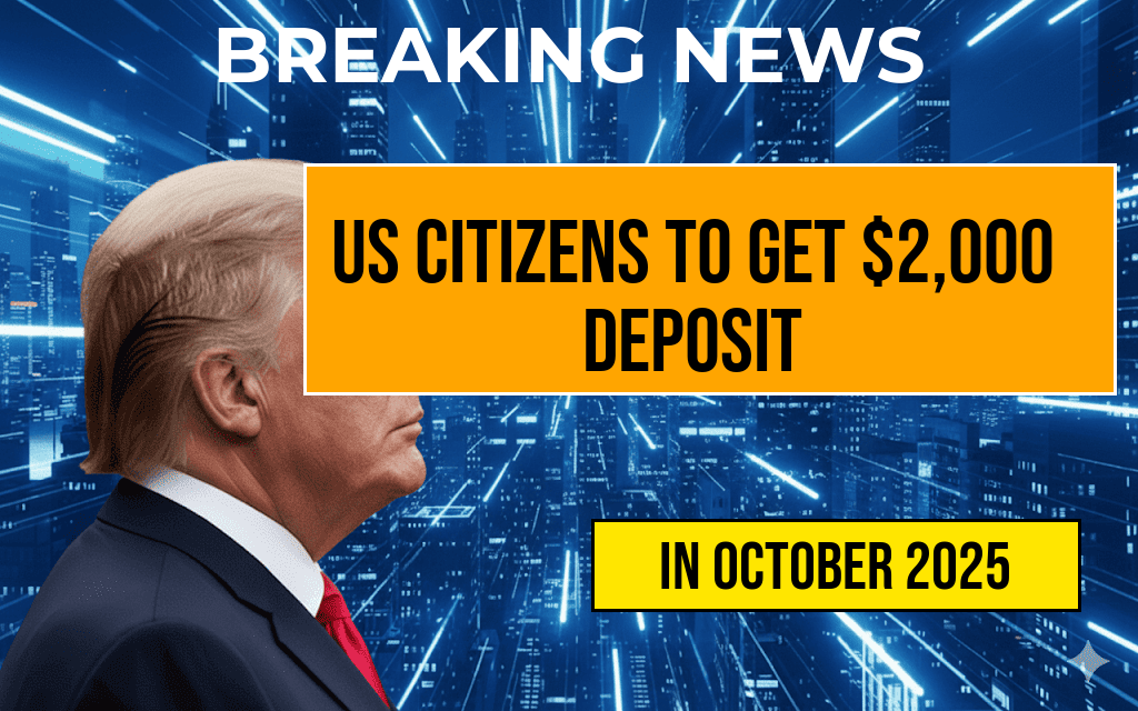 U.S. Citizens to Receive $2,000 Direct Deposit in October 2025: Eligibility Details, Payment Schedule, and IRS Guidelines