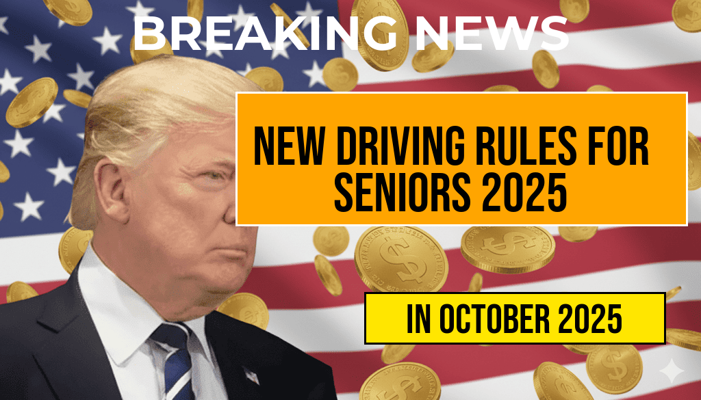 U.S. Implements New Driving License Regulations for Seniors Starting October 2025: Essential Updates for Drivers Over 70